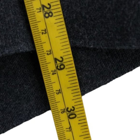 All Saints dark grey asymmetrical long sleeve sweater size S - Picture 8 of 8